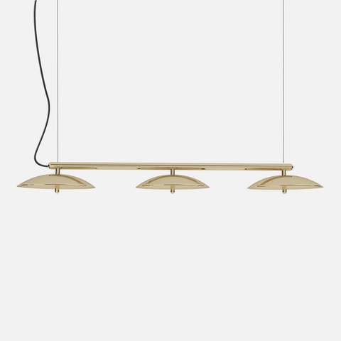 Signal Linear Pendant Light, Brass