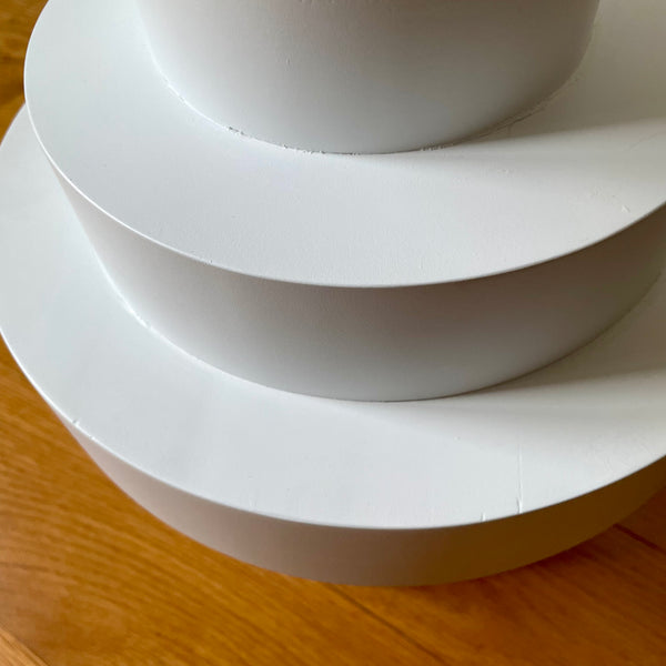 Sass Side Table, Tall, White, Factory 2nd