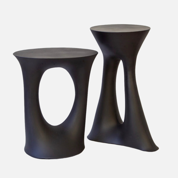 Pair of Kreten Side Tables - Black