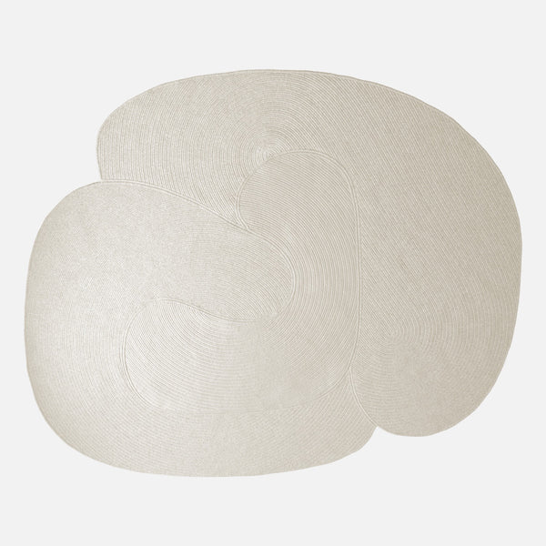 Riff Rug, 9X12 Ivory