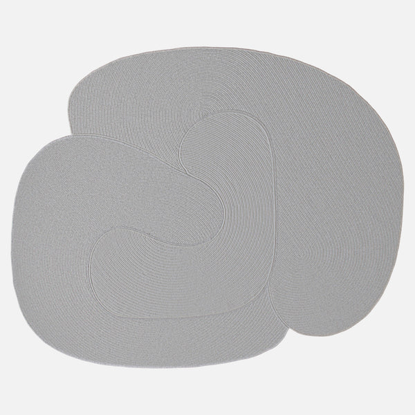 Riff Rug, Light Grey