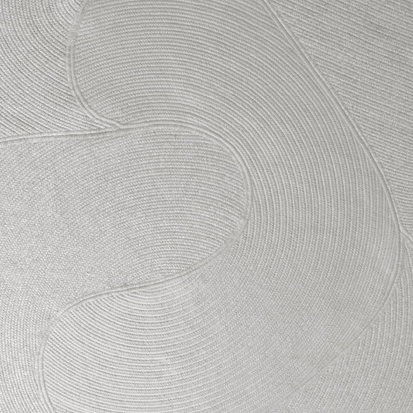 Riff Rug, 8x10 Light Grey