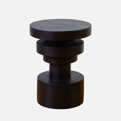 Sass Low Stool, Black