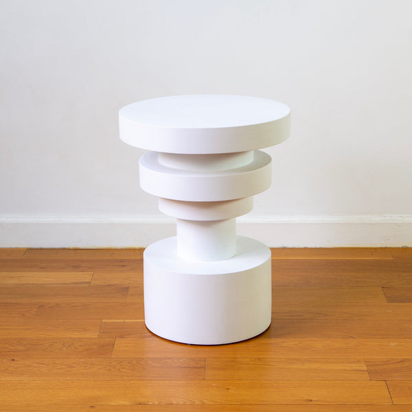 Sass Low Stool, White