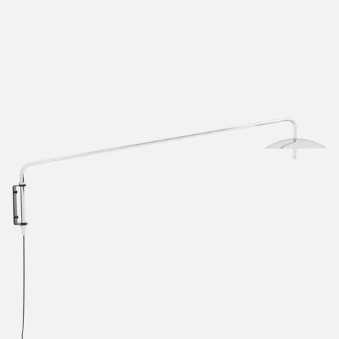 Signal Arm Sconce, Long, Nickel