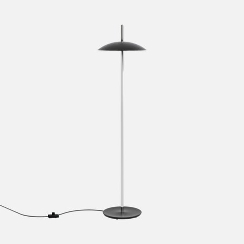 Signal Floor Lamp, Black & Nickel
