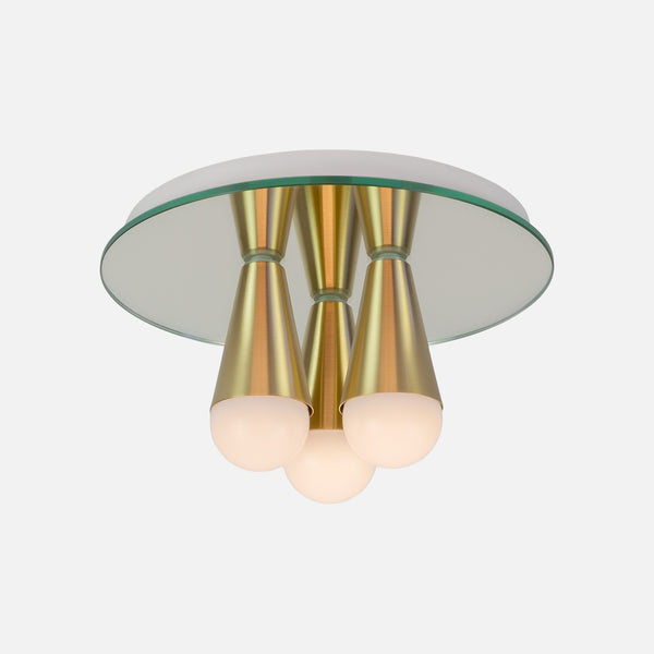 Echo 3 Flush Mount Ceiling Light, 3 Bulb