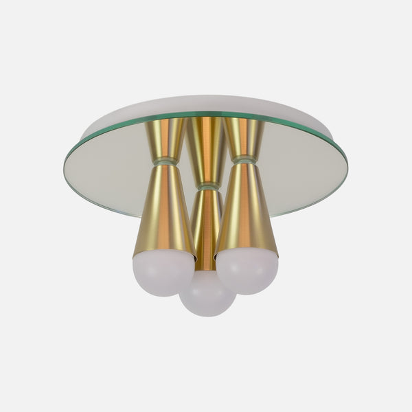 Echo 3 Flush Mount Ceiling Light, 3 Bulb