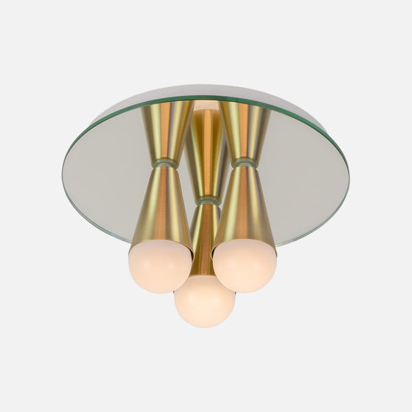 Echo 3 Flush Mount Ceiling Light, 3 Bulb