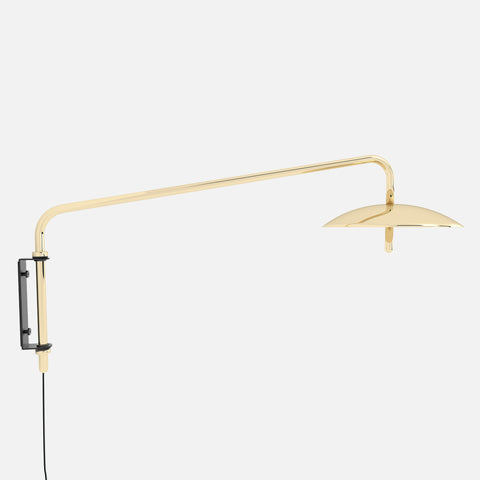 Signal Arm Sconce, Short, Brass