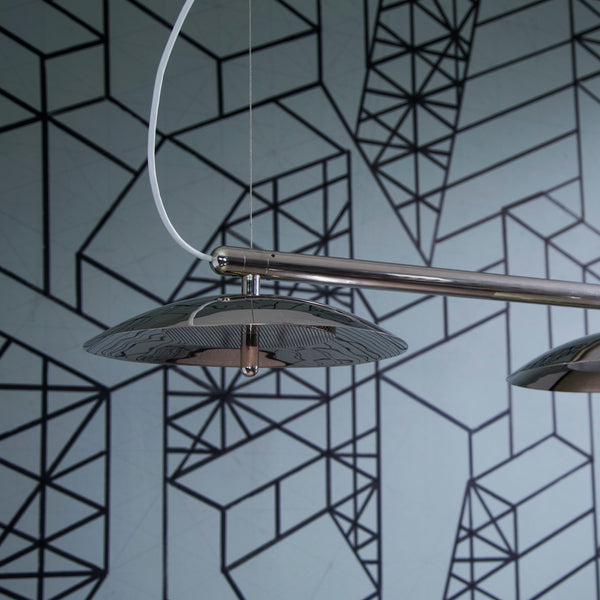 Signal Linear Pendant - 53 / Black & Nickel - Souda