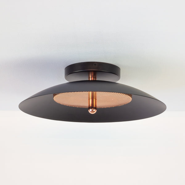 Signal Wall Sconce, Black & Copper