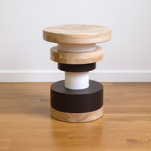 Sass Low Stool, Multicolor
