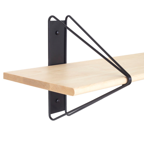 Strut Shelving System, Floor Model - 3 Shelves, Short, Black