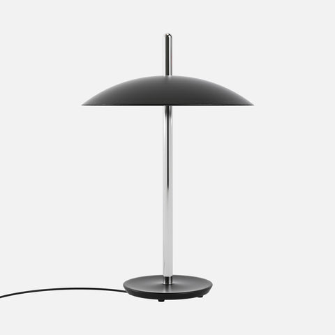 Signal Table Lamp, Black & Nickel