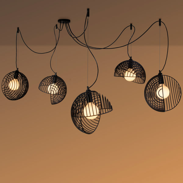 Dana Pendant Light, Cluster of 3