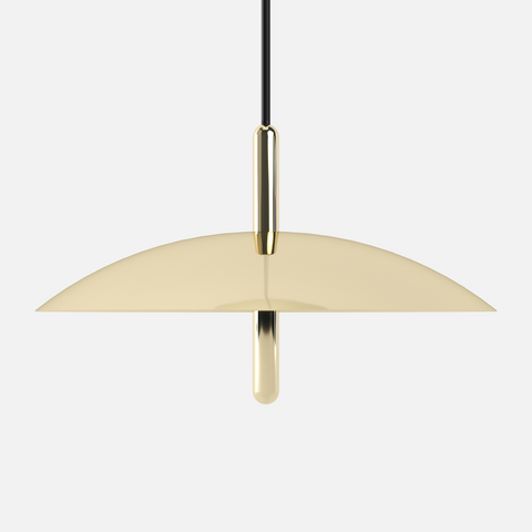 Signal Pendant Light, Brass